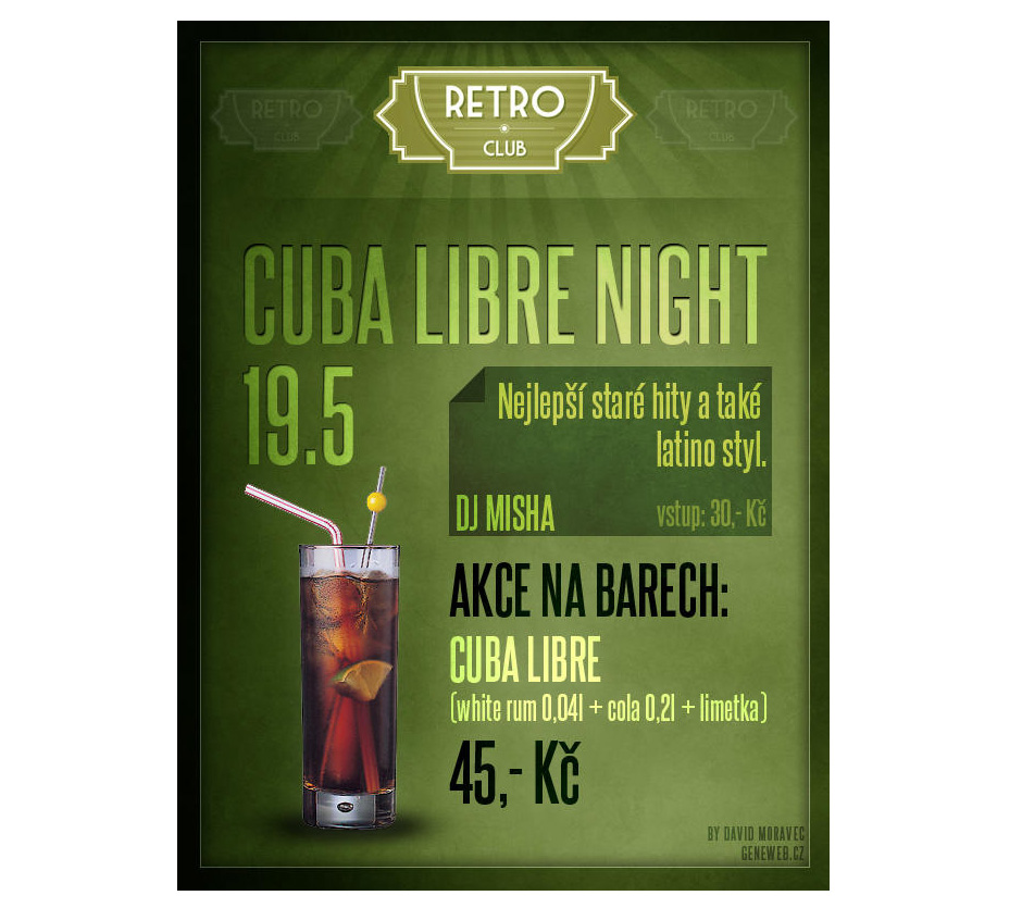 Plakát Cuba Libre Night